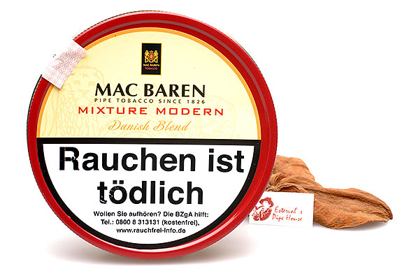 Mac Baren Mixture Modern Danish Blend Pipe tobacco 100g Tin Mac Baren Mixture Modern Danish Blend Pipe tobacco 100g Tin